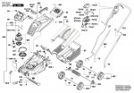 Bosch 3 600 H85 B01 Rotak 32 R Lawnmower 230 V / Eu Spare Parts